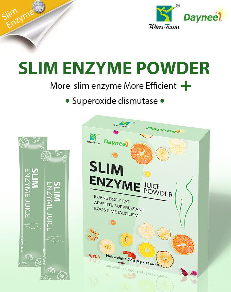 Slim Enzyme Juice Powder Fruit and Vegetable Senna Leaf 60 Tablets