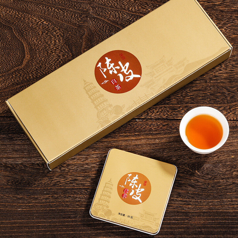 Fuding White Tea 2018 Shou Mei Chen Pi Old White Tea Smoking Sticks 180g Secondary image