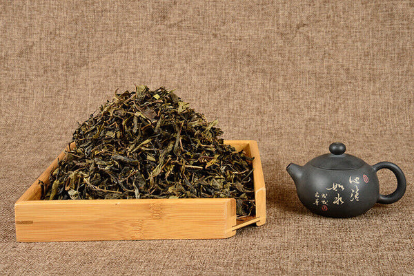 HelloYoung 500g Yunnan Pu'er Tea Old Banzhang Gold Leaf Pu'er Old Yellow Tablet Raw Tea
