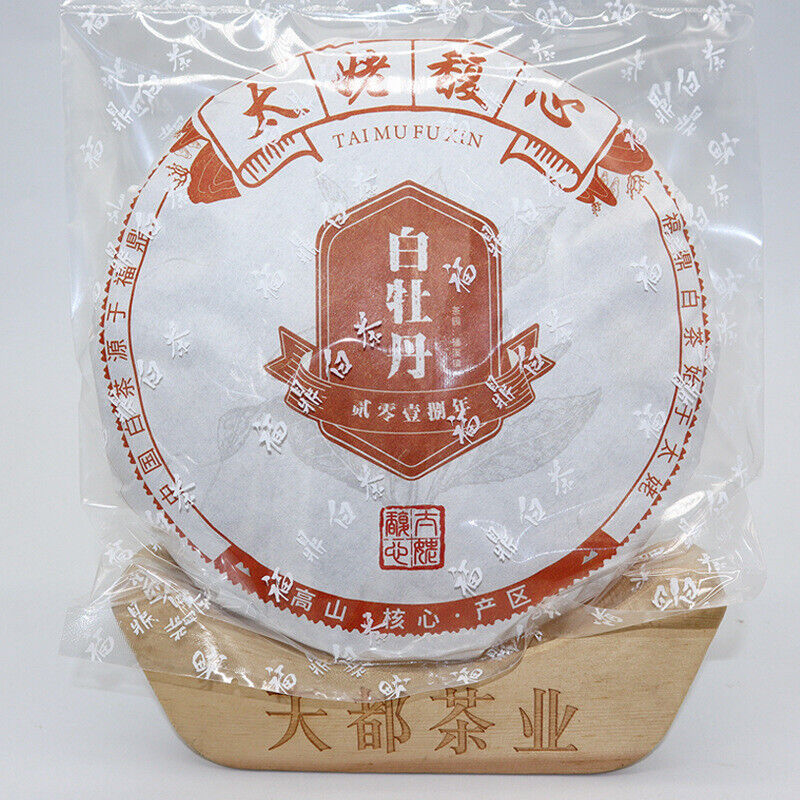 HelloYoung 350g Fuding white tea peony tea cake Panxi Ming Qian spring tea floral fragrance