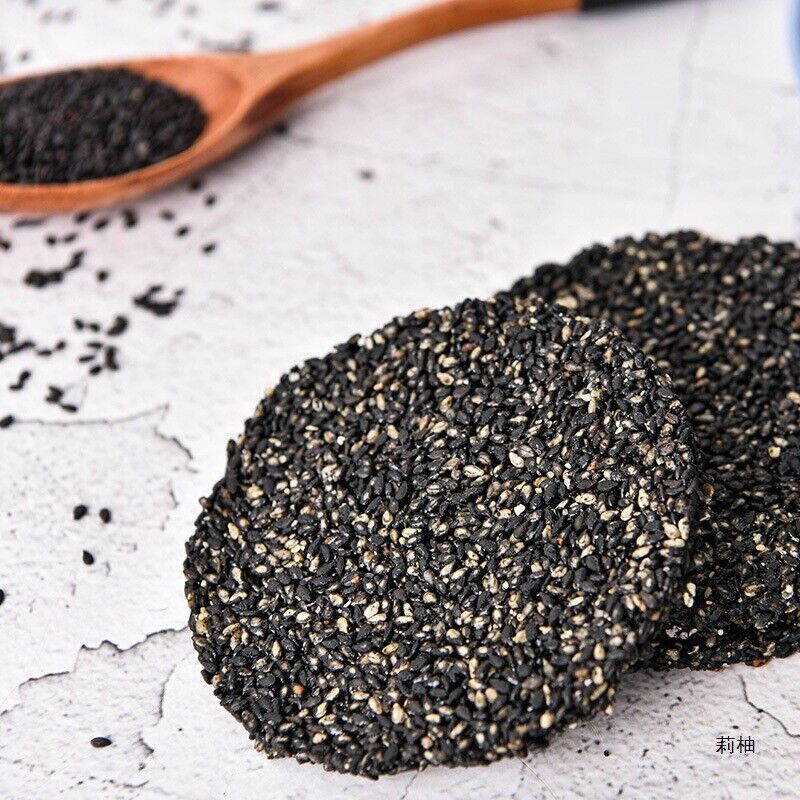 Sugar Free Black Sesame Biscuit Healthy Snack for Kids Pregnant Women Elderly Main image