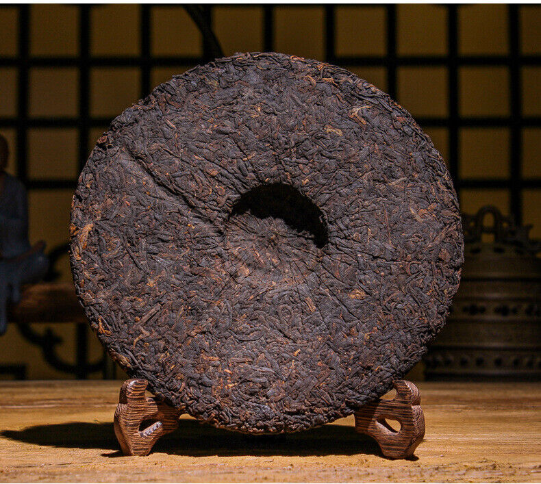 HelloYoung 357g Yunnan Pu'er Tea Ripe Tea The More Ages Better Smells Pu'er Ripe Tea Cake