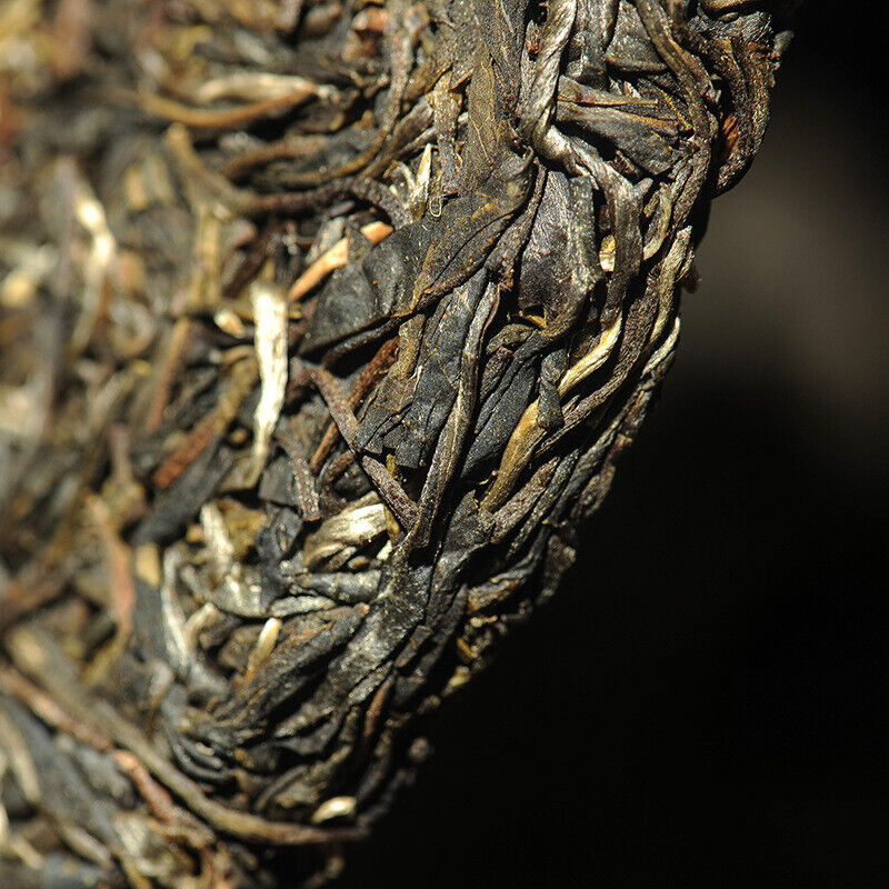 HelloYoung Puerh Ripe Tea Old Banzhang Ripe Tea Cake 357g Pu'er Tea Yunnan Pu'er Tea Cake