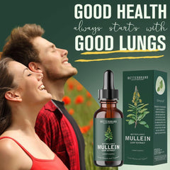 Support Lung Cleanse Mullein Leaf Extract Drops All-natural Ingredients