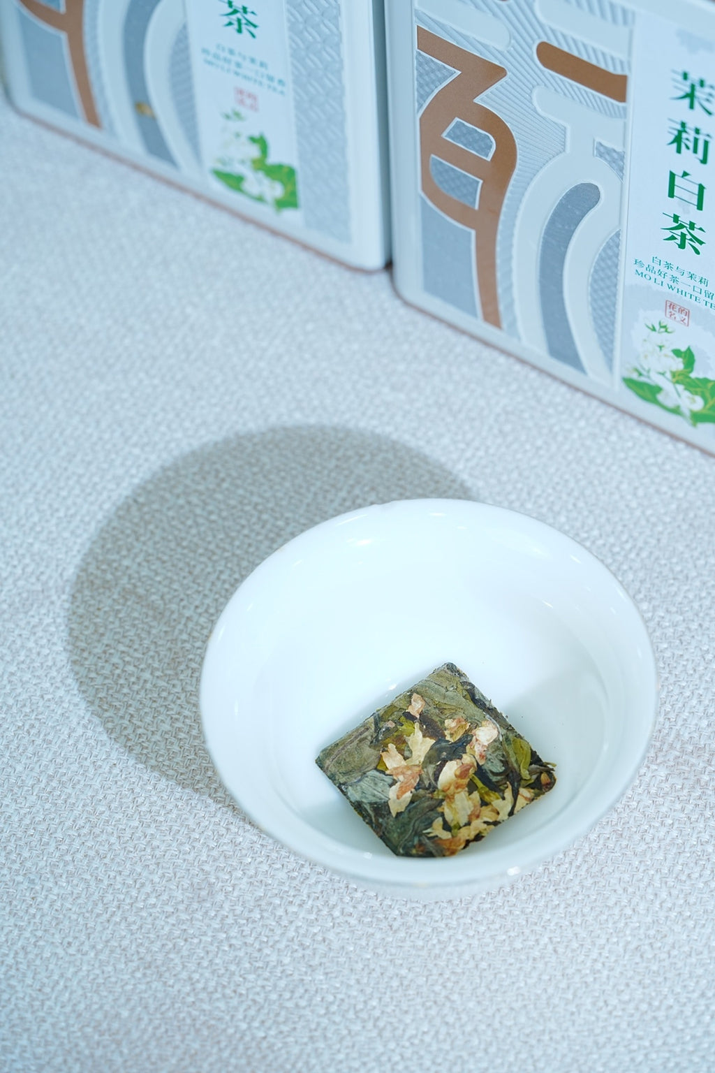 Floral Fruity Aroma Aged White Tea Gift Box Natural Fuding Jasmine White Tea