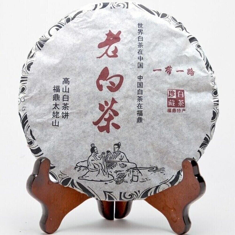 Fuding Shou Mei White Tea Cake 300g Aged 8 Years Organic Bai Mu Dan Premium Main image