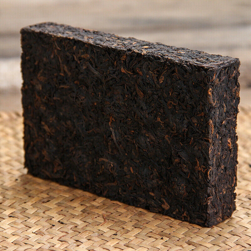 250g Yunnan Menghai Dayi Pu-erh Tea Brick Ancient Tree Ripe Puer Tea Brick