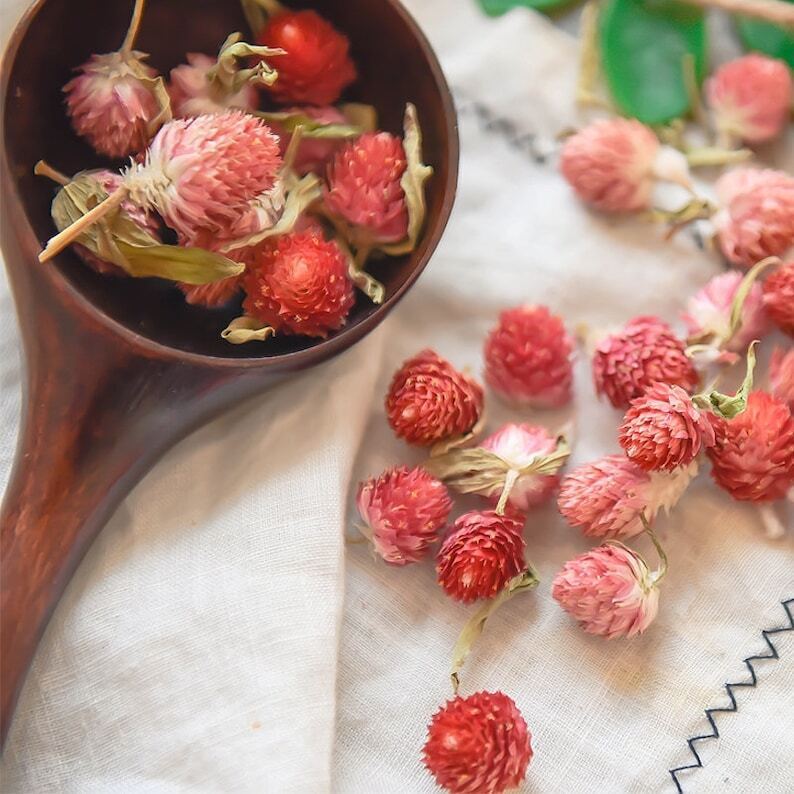 Organic Dried Red Artful Plum Tea, Redartfulplumtea, Hong Qiao Mei Flower Tea Secondary image