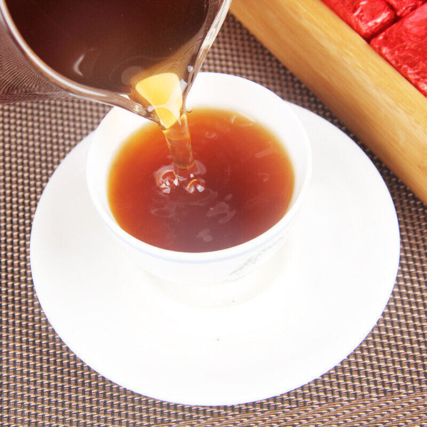 HelloYoung 500g Bulk Small Golden Brick Pu'er Tea Small Square Brick Cooked Tea Black Tea