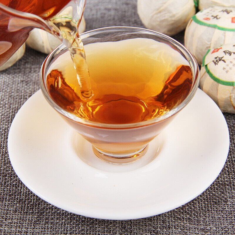 HelloYoung Pu-Erh Tea Crushed Stone Tea Little Green Mandarin Pu'er Tea 500g Tangerine Peel
