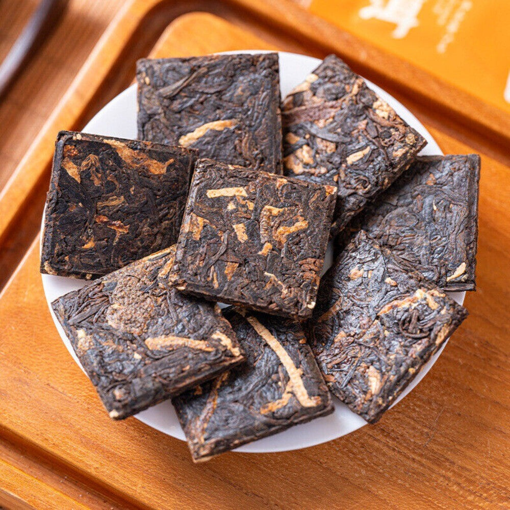 Pu Erh Tea with Dried Tangerine Peel Golden Silk Aged Premium Ripe Blend Main image