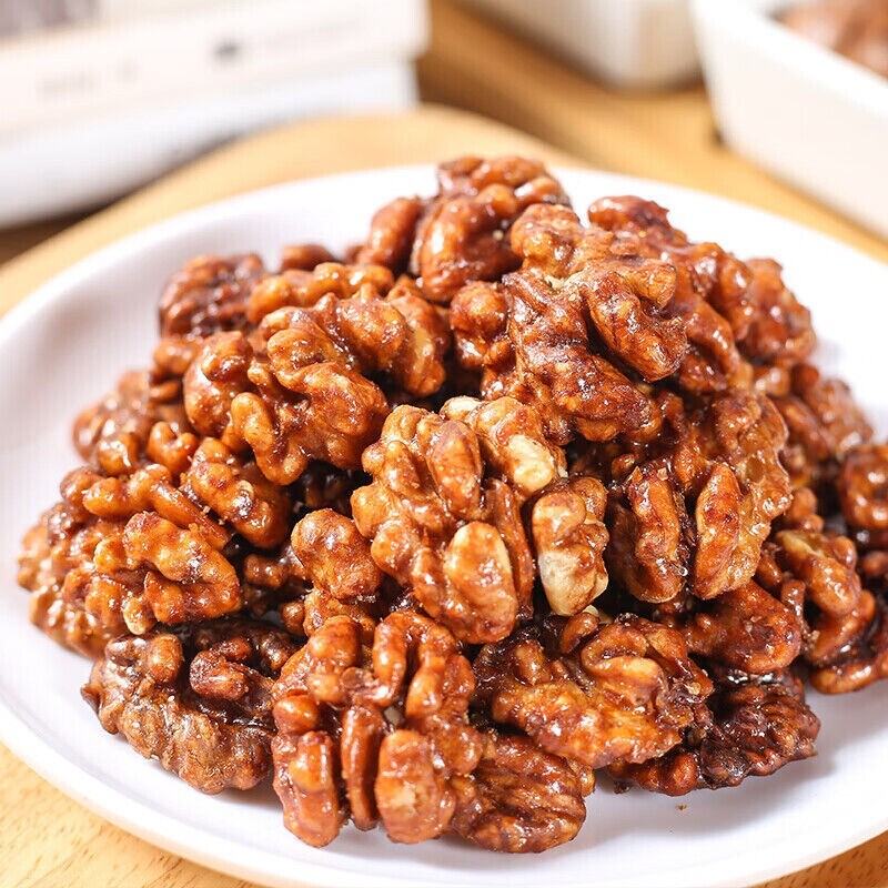 Honey Caramel Walnut Kernels Crunchy Healthy Nut Snack Natural Protein 500g