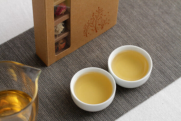 HelloYoung Yunnan Pu-erh Flower Tea Dragon Pearl 18 raw tea 6 flavor combination flower tea
