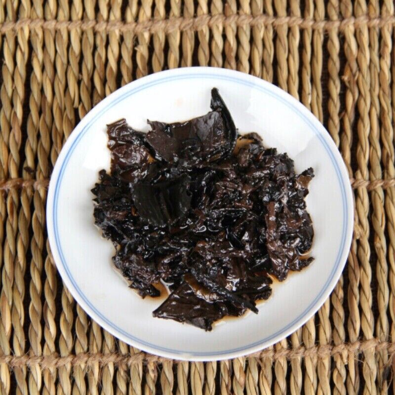 HelloYoung Yunnan Menghai Old Tree Shu Puerh Made By Puer Material 7562 Tea Brick 250g