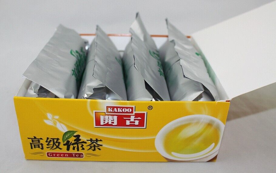 HelloYoung Double Piece 100 Premium Green Tea Double Chamber Bag Tea 220g