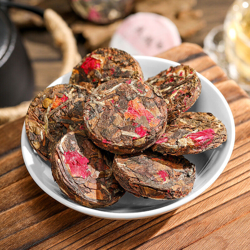 Authentic Fujian Rose White Tea Fuding Old White Tea Mini Tea Cake Rose Shoumei
