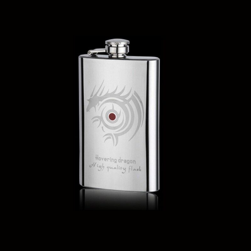 Stainless Steel Liquor Whisky Alcohol Portable Drinkware Flagon  Vodka Hip Flask