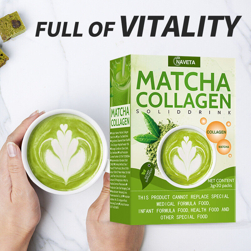 MATCHA COLLAGEN Collagen Matcha Powder Green Juice Powder 60g Secondary image