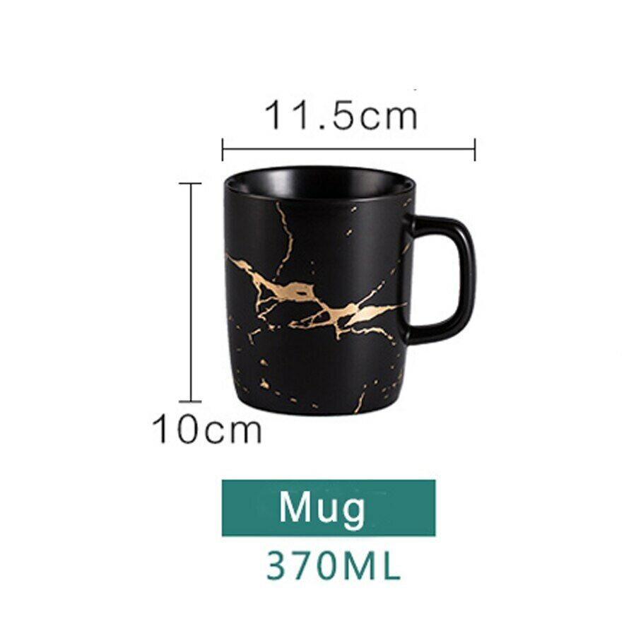 Water Cup Ceramic Tea Cup Saucer Set Porcelain Tea Cup Set Black Coffee Cup Set