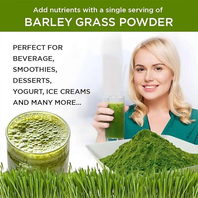 Imported Unsweetened Premium Organic Barley Grass Powder 250g Barley Health Secondary image