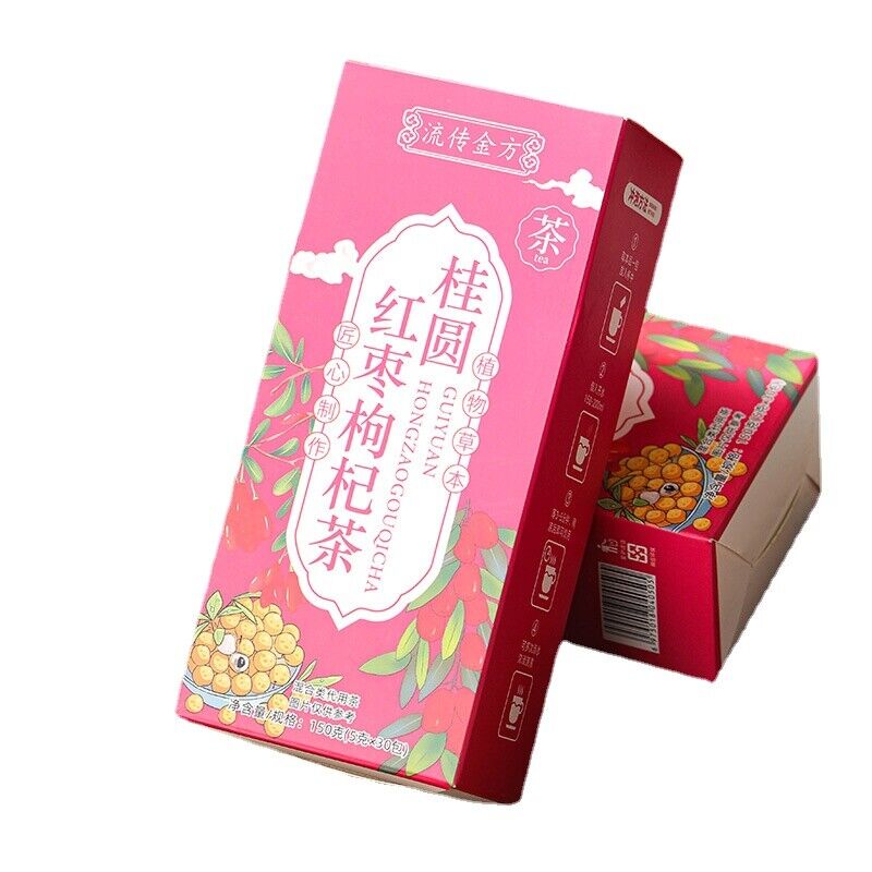HelloYoung 150g Gui Yuan red dates and wolfberry tea black sugar ginger date health bag tea