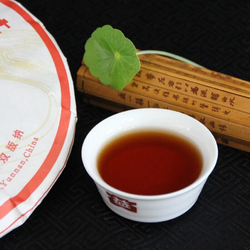 357g Dayi Pu'er Ripe Tea Tianrun 2201 Batch Yunnan Menghai Qizi Cake Tea