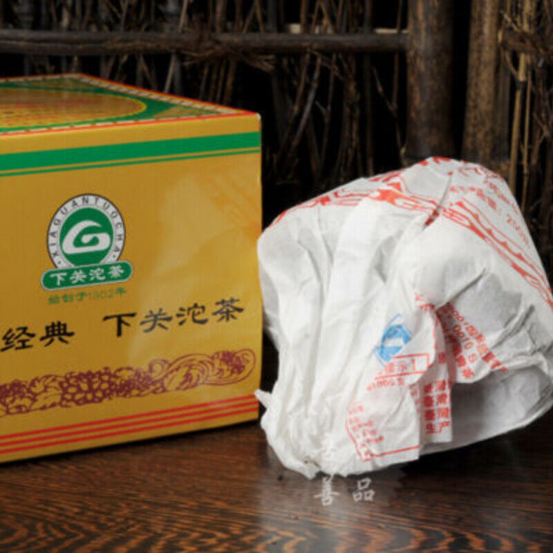 HelloYoung Bao Yan Jin Cha * Xiaguan FT7683-11 Mushroom TuoCha  Pu Erh Pu Er 250g Main image