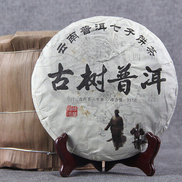 Seven Seed Cake Tea Leaves Lincang Iceland Gold Leaf 357g Old Tree Puerh Cha Tea