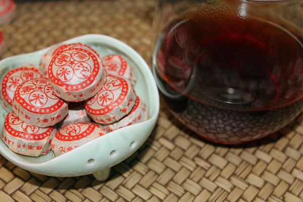 HelloYoung 500g Yunnan Pu-erh Tea Glutinous Rice Fragrance Tuo Tea Ripe Tea 云南普洱茶 糯米香沱茶