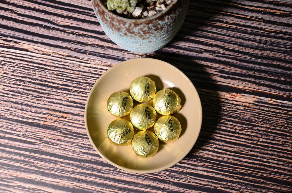 HelloYoung 500g Golden Classics Mini Tuocha Original Flavor Ripe Tea Yunnan Pu'er Tea