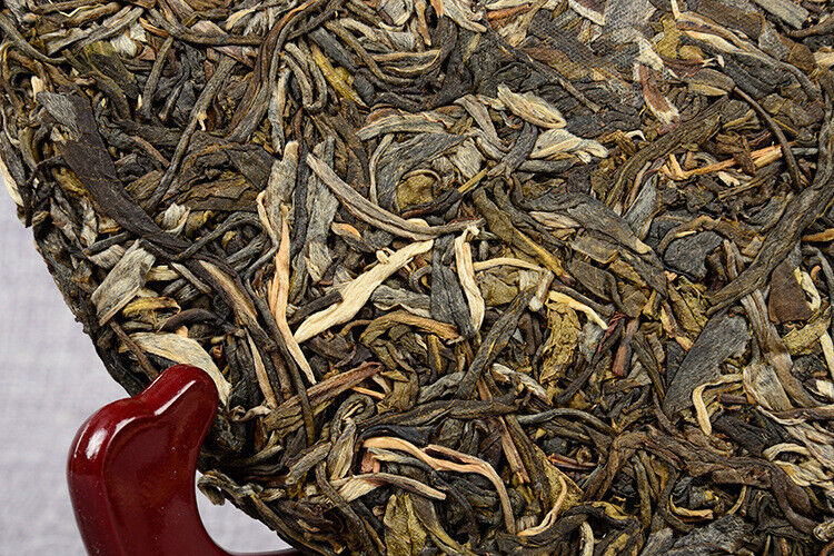 HelloYoung 357g Pu-erh Cake Tea Wu-er Mountain Early Spring Tea Seven Seed Cake Raw Tea