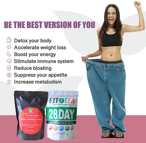 Best Weight Loss Products for Women's 28 Days Detox Flat Tummy Tea