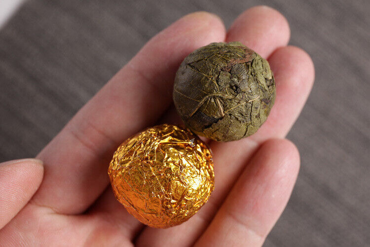 Yunnan Puerh Tea Raw Tea (Tin) Gold Leaf Dragon Ball 500g loose tea