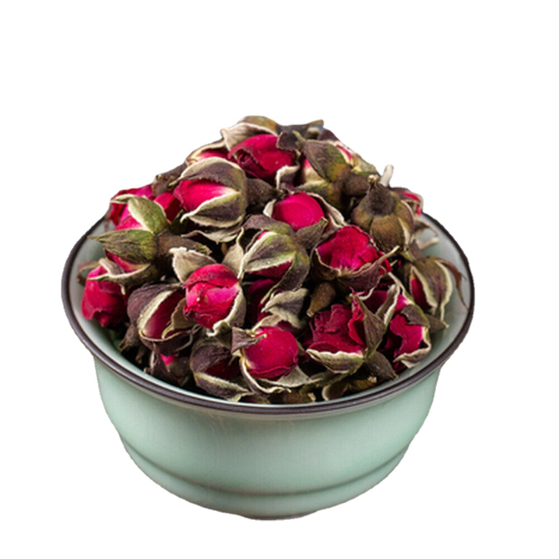 Chinese Flower Red Rose Bud Tea,Aroma Dry flowers Floral Herbal Blooming Tea Main image