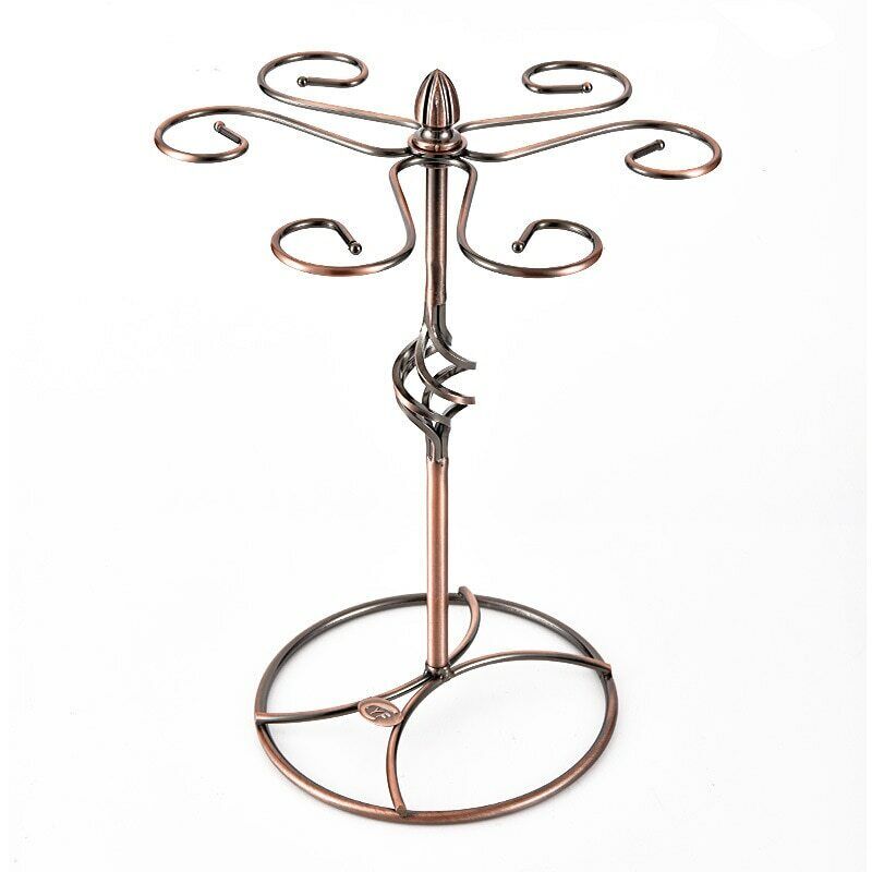 Wine Glass Holder Metal Wine Rack Hanging Bar Stand Bracket Goblet Holder Gift