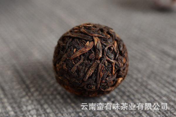 HelloYoung 500g Yunnan Pu'er Tea Icelandic Ripe Dragon Pearl 8g Ripe Tea Thin Slices