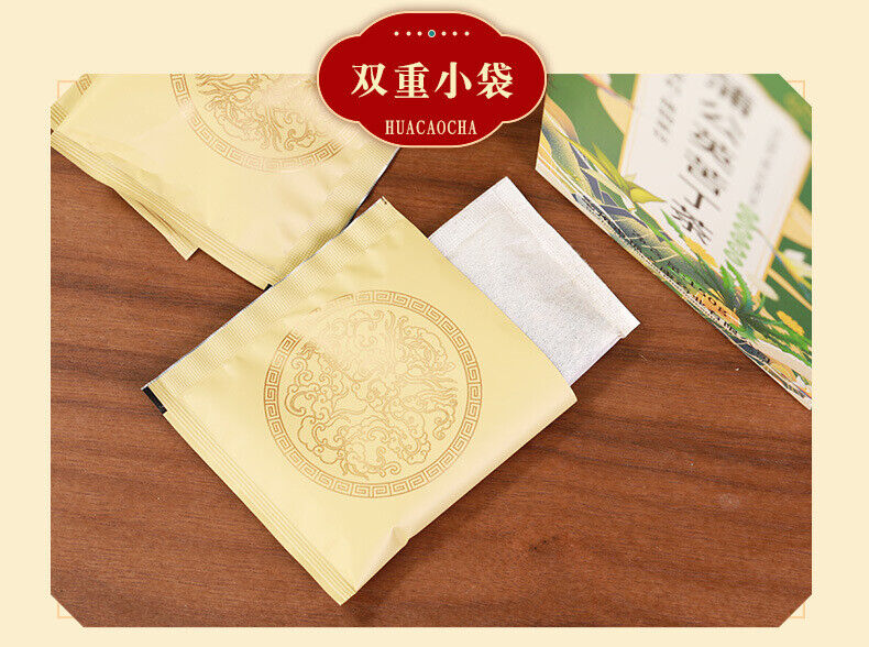 HelloYoung 150g Dandelion bitter tea wrapped Honeysuckle peppermint infusion health tea bag