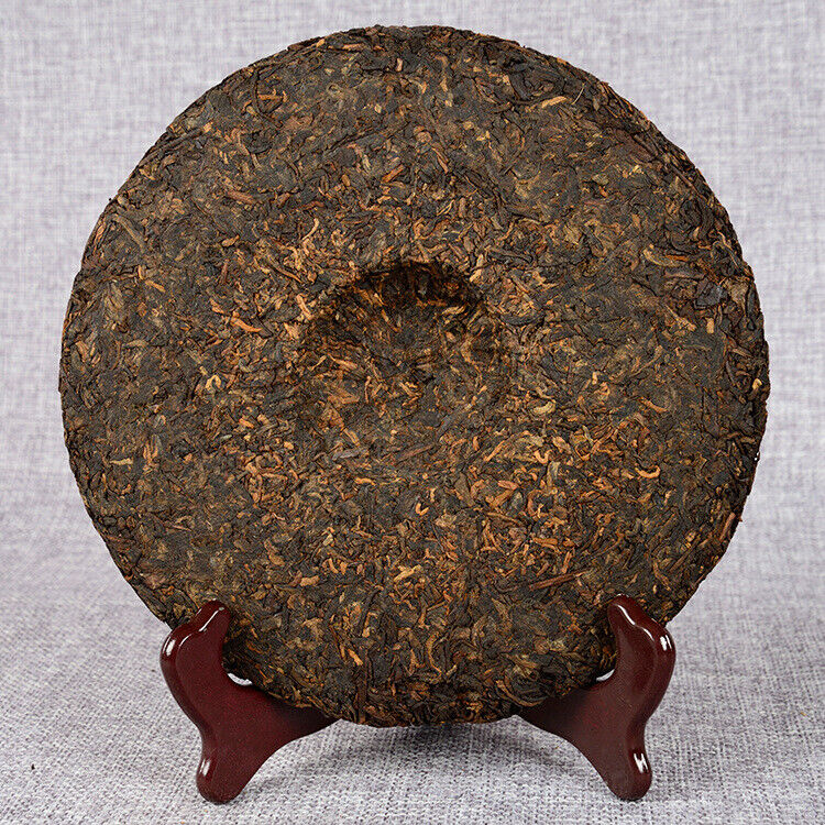 HelloYoung Pu'er Tea Cake Ripe Tea 357g Banzhang Golden Bud Ripe Tea Cake