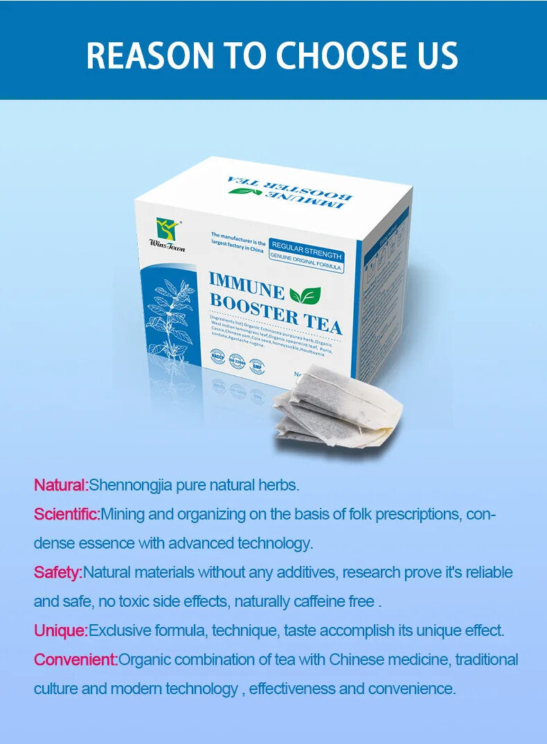 Organic Herbal Powerful Healthy Immunity Enhancement Immune Booster Tea