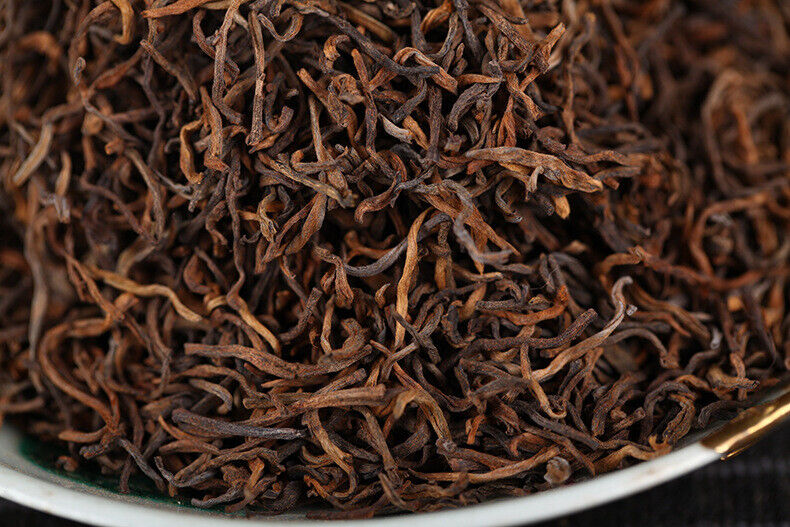 HelloYoung 500g Yunnan Pu'er Tea Menghai Spring Tea Golden Buds Ripe Tea Loose Tea