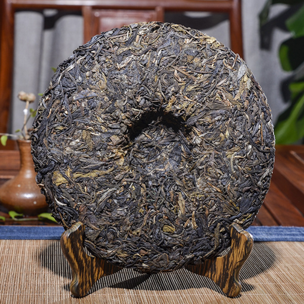 Green Tea da shu cha357g/12.59oz Big  Tea Pu'er Tea Cake Health