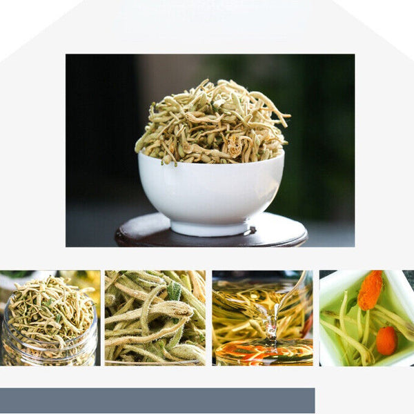 HelloYoung 40g Natural Honeysuckle Herbal Tea Jinyinhua Chinese Ecology Organic Flower Tea