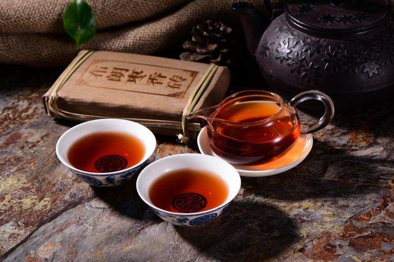 250g Old Pu-erh Tea Cooked Puer Tea Brick Brown Fragrant Brick Menghai Puerh Tea