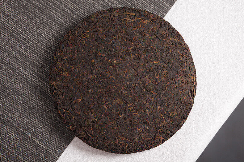 HelloYoung 357g Puerh Tea Leaves Nannushan Old Aged Ripe Tea Yunnan Seven Seed Cake Tea