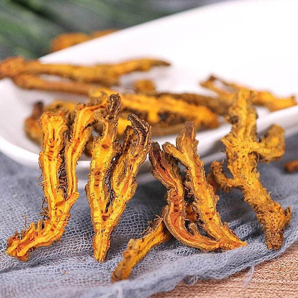 Organic Dried Coptis chinensis, Chinese Goldthread, Goldthread, Huang Lian