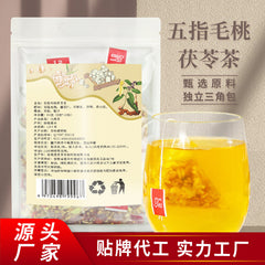 Triangle Bags Herbal Health Supplement Live Stream Hot Ficus Hirta Poria Tea