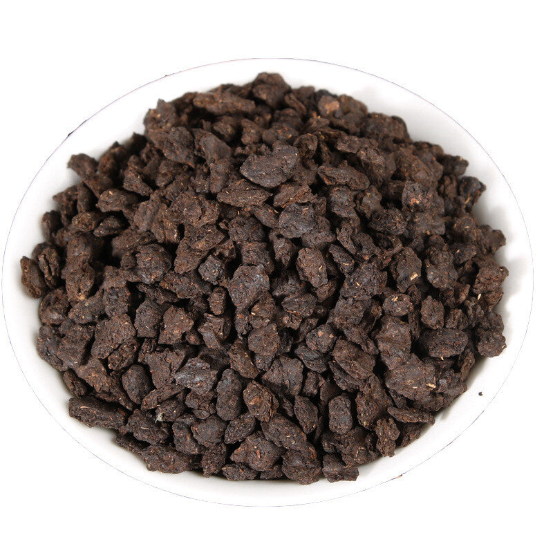 500g Yunnan Puerh Ripe Tea, Menghai Glutinous Fragrance Tea Fossilised Loose Tea Secondary image