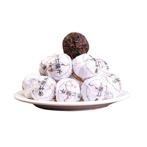 2018Dragon Pearl Tea Tuo Tea Ripe Puerh,Menghai Puerh High Mountain Shu Tea 500g