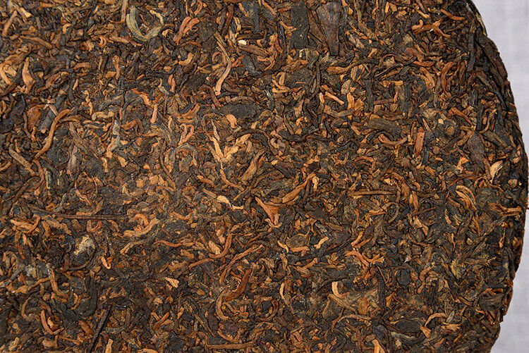 HelloYoung Pu'er Tea Cake Ripe Tea 357g Banzhang Golden Bud Ripe Tea Cake