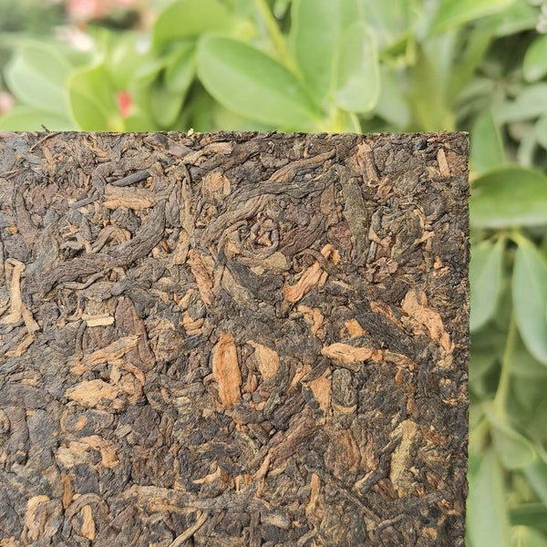 HelloYoung Yunnan Seeds Sun Green Maocha Golden Buds Golden Bricks Pu'er Ripe Tea 250g